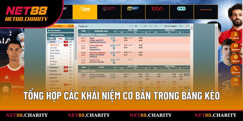 Đọc Kèo Bóng Đá - Hướng Dẫn Chi Tiết, Đúng Từ A-Z Tại Net88 1 Giải mã ý nghĩa các thuật ngữ trong bảng kèo